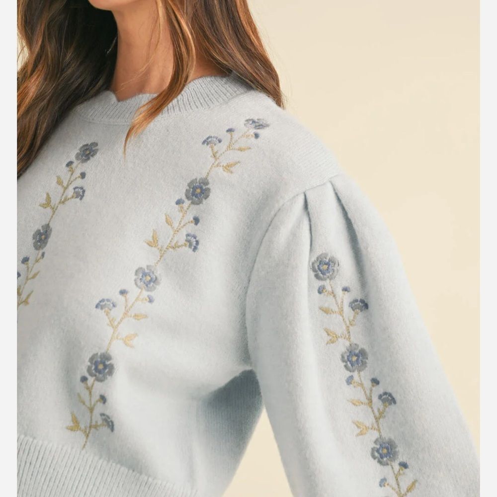Mable/Anthropologie Meryl Scalloped Sweater - Picture 3 of 8
